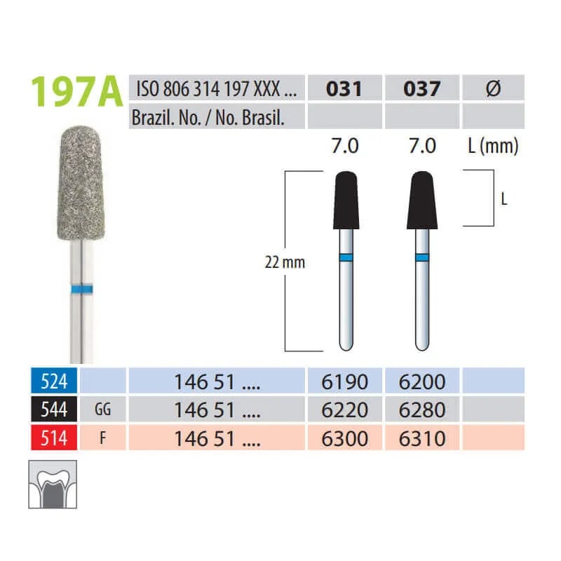 سنابل ألماسية رصاصة، FG 197A-031، متوسطة