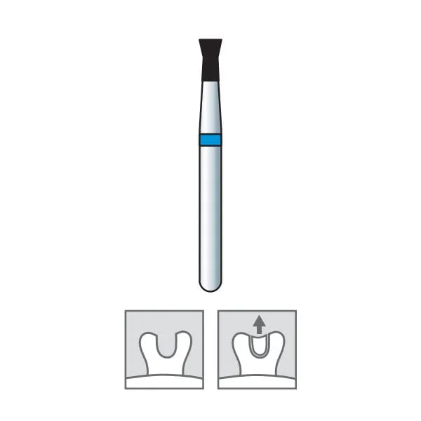Diamond Burs, Inverted Cone, Medium Grit, FG 019-016