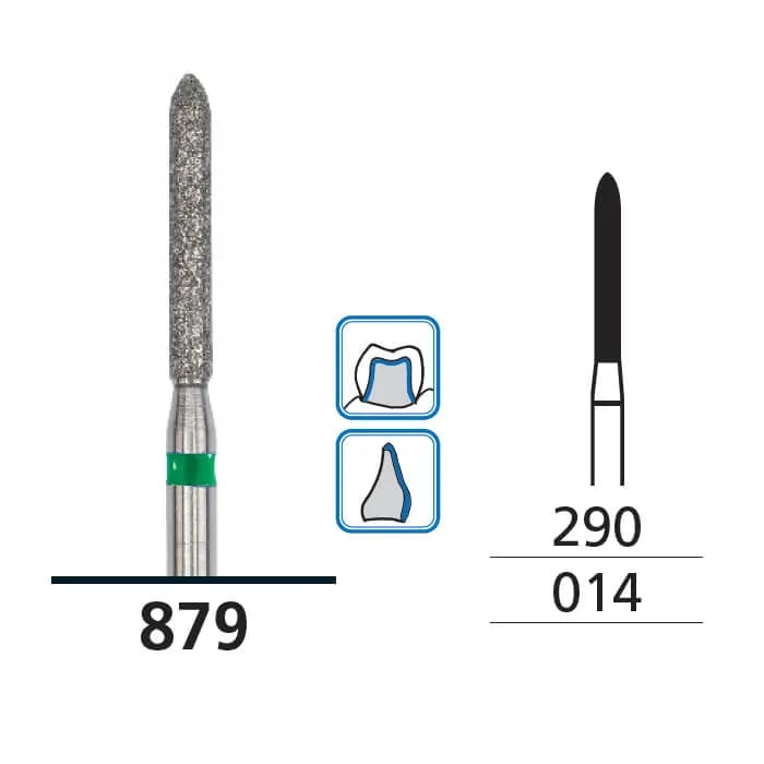 Diamond Burs, Torpedo, Coarse, FG 014, 532505